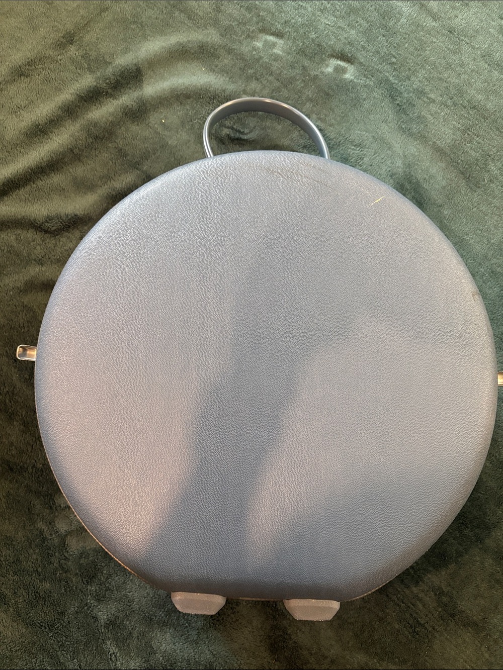 Vintage American Tourister Tiara round hatbox / suitcase, likely 1960s